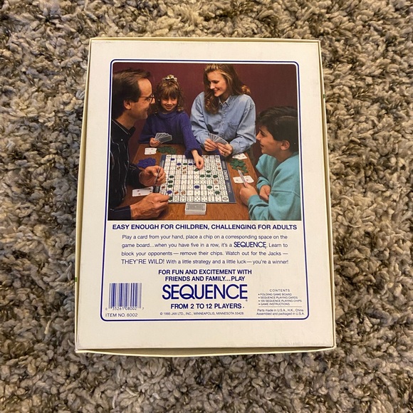 Vintage, Sequence Board Game - Picture 2 of 6